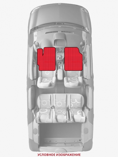 ЭВА коврики «Queen Lux» передние для Chevrolet Aveo 5-door (2G)