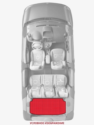 ЭВА коврики «Queen Lux» багажник для Mercedes E 55 AMG